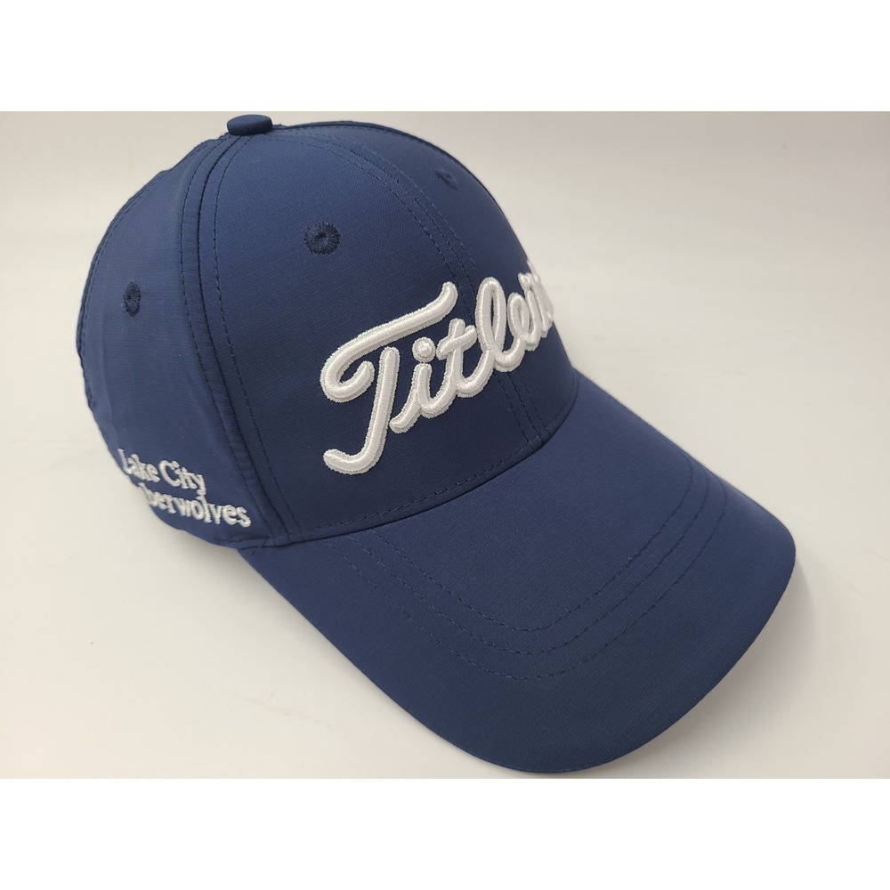 Titleist Golf Lake City High School‎ Timberwolves Adjustable Hat Cap Idaho Blue